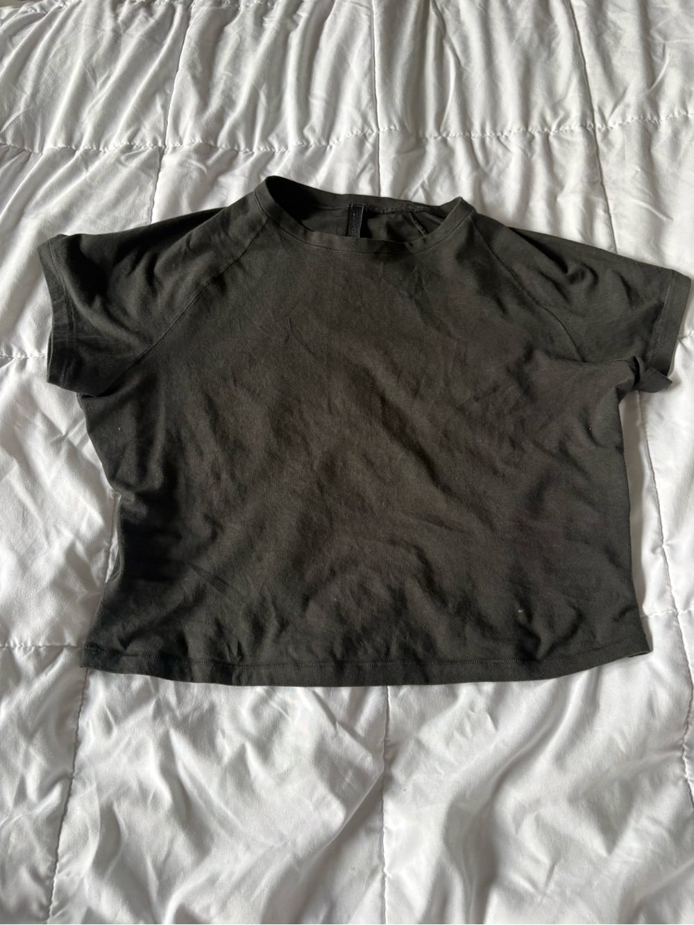 SKIMS Black CropTop